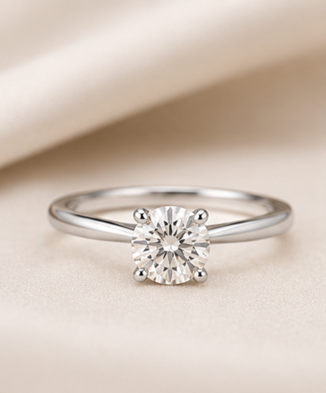 Anel Simples Diamante